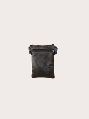 sort lædertaske
