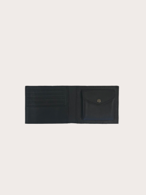 tegnebog sort læder