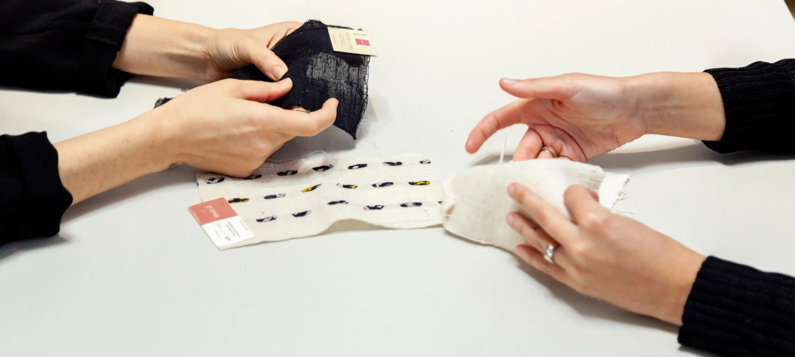 RE/SOURCE is a sourcing event/ textile fair where students and designers can buy fabrics, while also forming a strong bond with textile partners.
