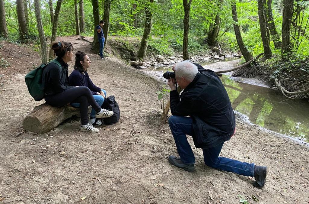 Shooting photo balade autour du miel