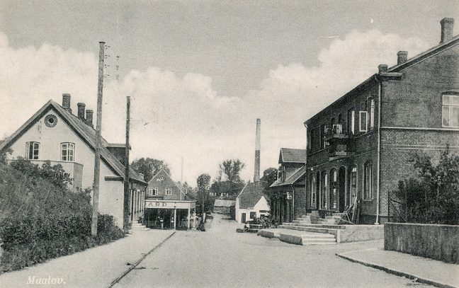 Måløv Stationsvej, 1940'erne