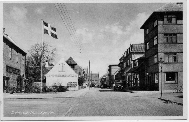 Stationsvej i Måløv, 1940erne