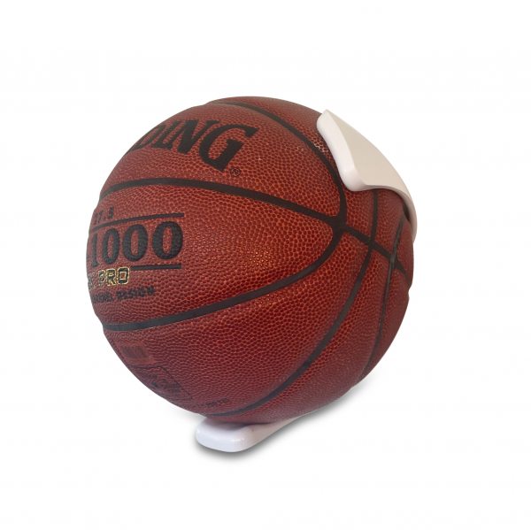 1 stk BallOnWall Hvid Basketballholder