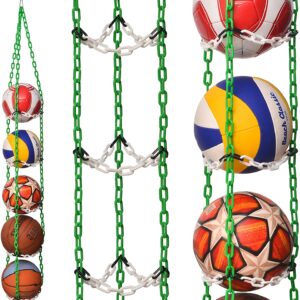 1 stk BallOnWall Hanger boldholder til 4 bolde - Grøn & Hvid