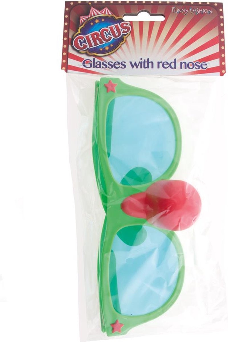 JUMBO BRIL MET NEUS groen SKW Balloon & Candy Shop