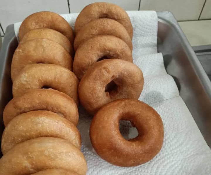 Home made sweet potato donuts