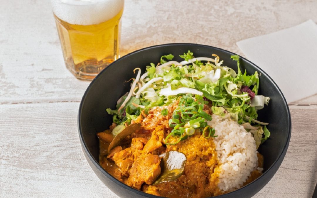 Rice bowl curry chicken