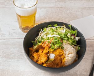 Rice bowl curry chicken
