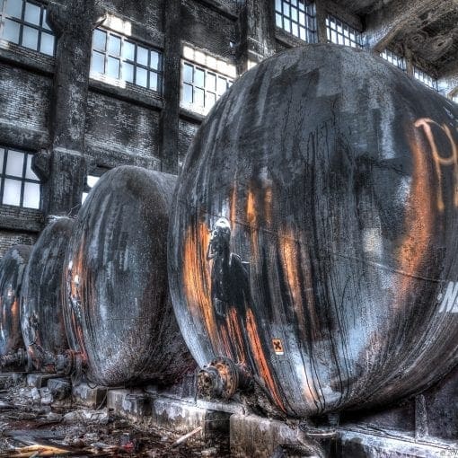 Abandoned tanks