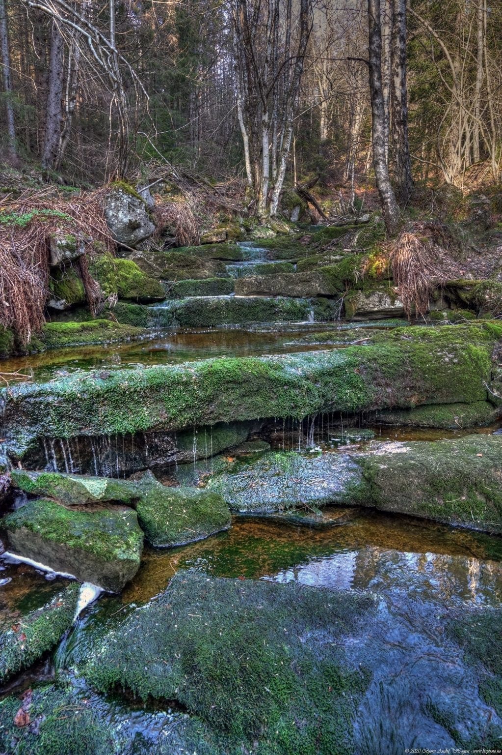 Waterfall steps