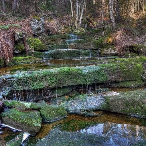 Waterfall steps