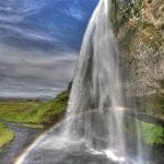 Seljalandsfoss rainbow