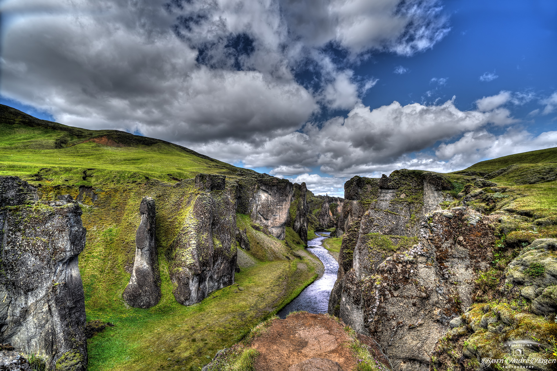 Fjarðarárgljúfur 2020 into canyon