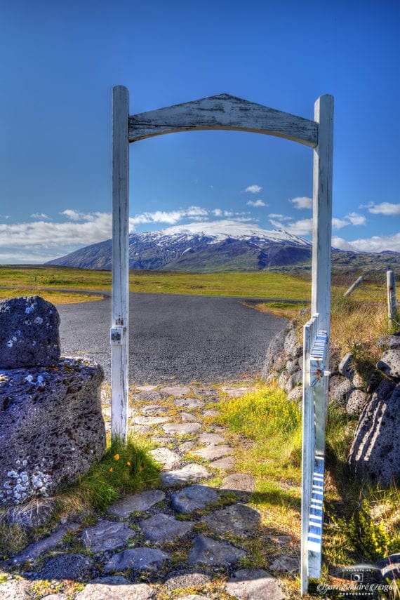 Gate to Snæfellsjökull