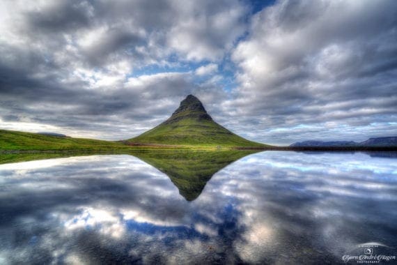 Kirkjufell mirror