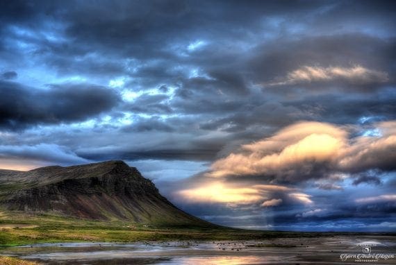 Westfjords himmel