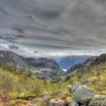 Norway mountains Preikestolen