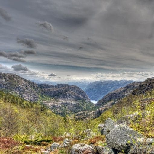 Norway mountains Preikestolen