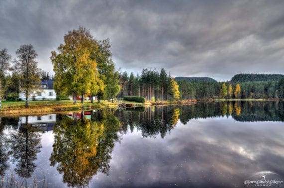 Eidstjønn house mirror fall 2020