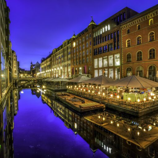 Hamburg by night April 2022