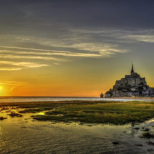 Mont Saint Michel HightideSunset