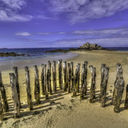 Saint Malo National Fort Beach