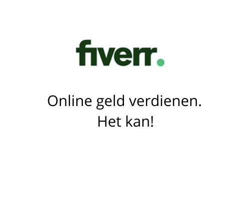 Online geld verdienen, banner voor Fiverr.