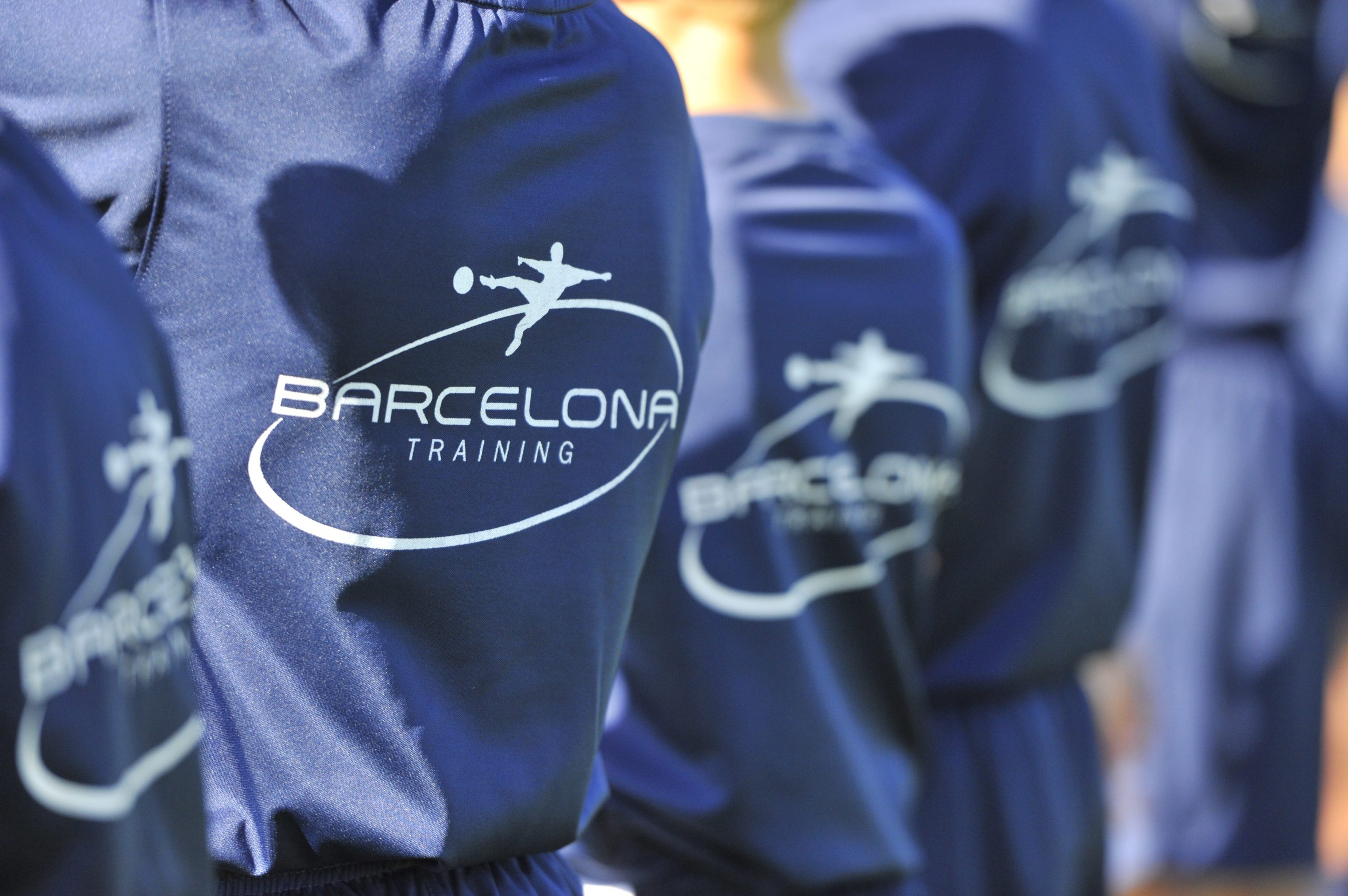 back of shirts with barcelona training logo