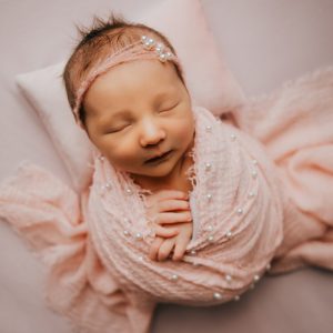pyntewrap til nyfødtfotografering
