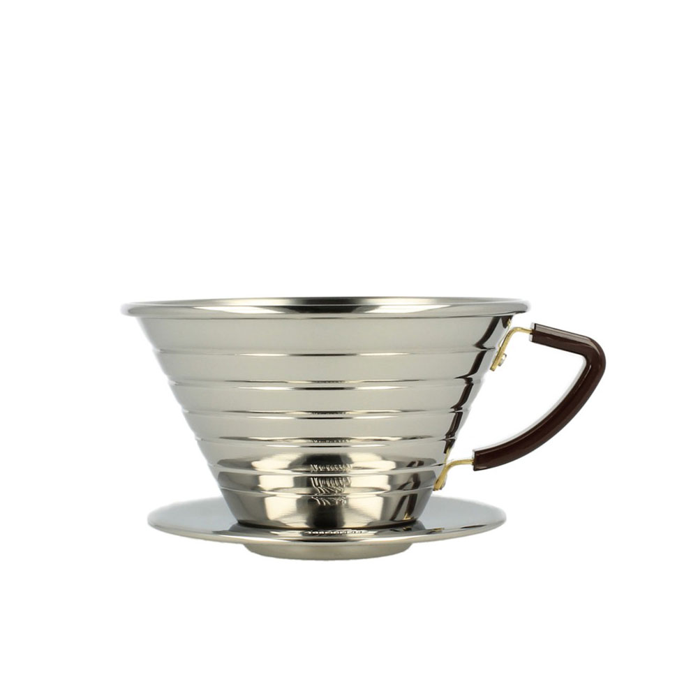 Kalita Wave Dripper 185 Stainless Baristatools.be