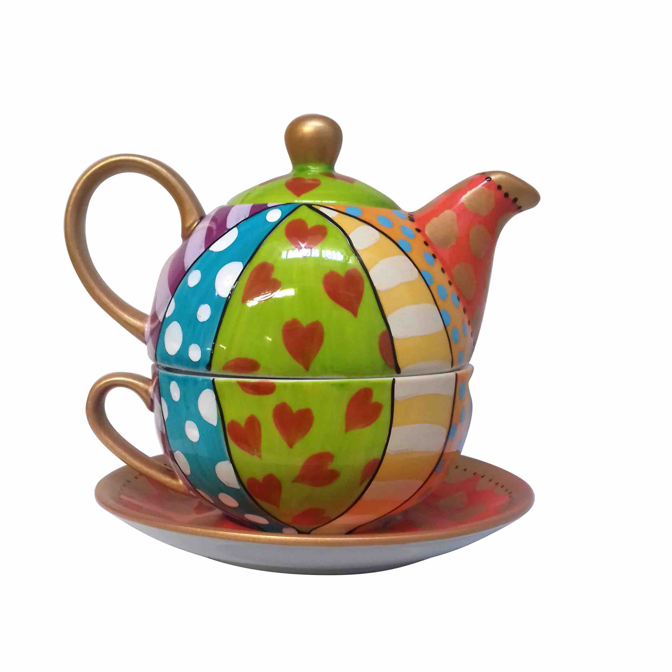 Theepot Tea for one set Cinjia Baristatools.be