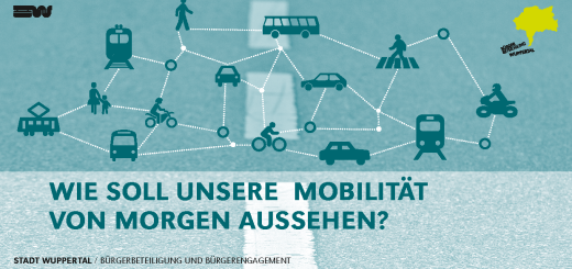 Wuppertaler Mobilitätskonzept - Bis 15. Mai Online-Beteiligung. Bürgerforum am 31. Mai.