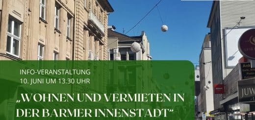 Online-Veranstaltung "Wohnen und Vermieten in Barmen" am 10.06.2022