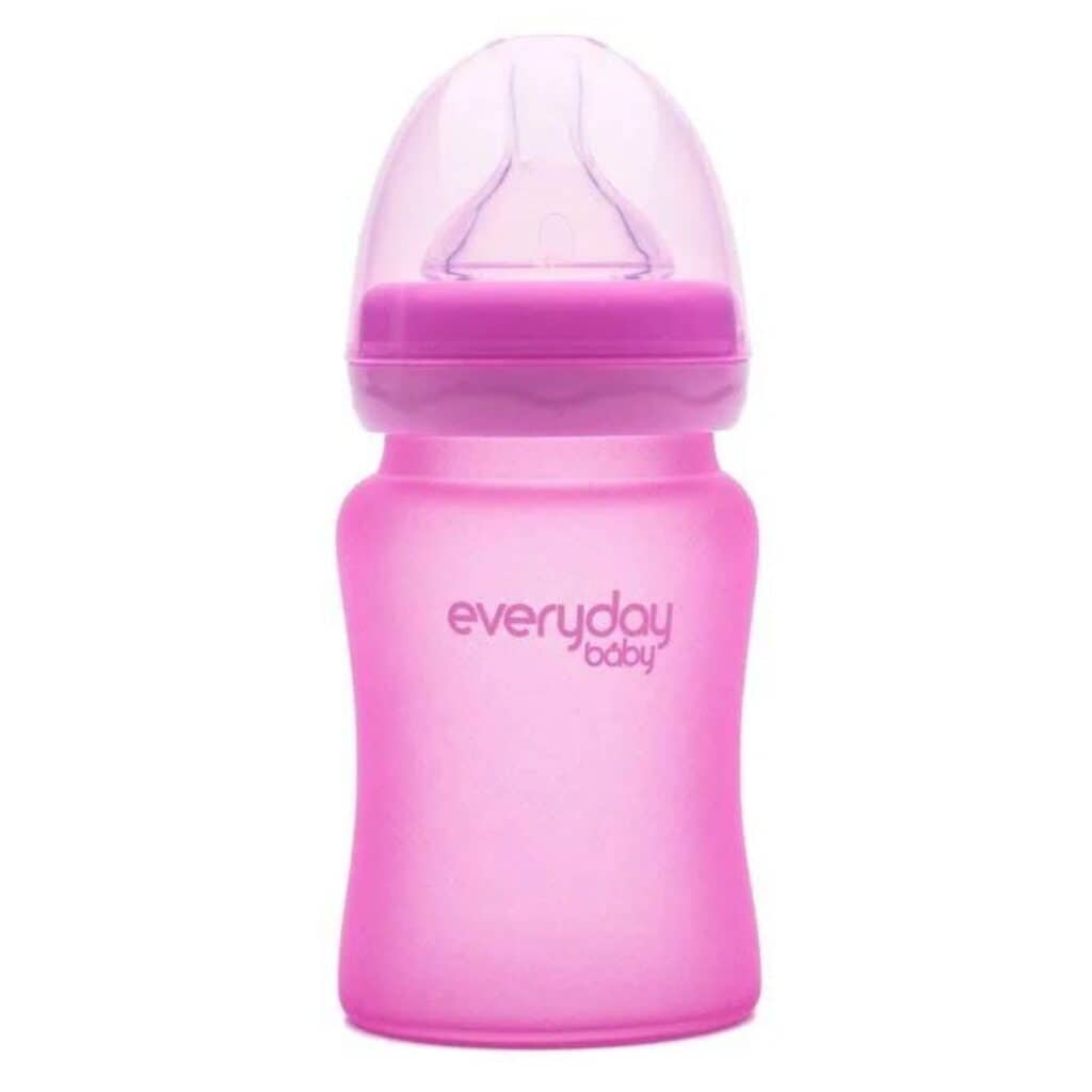 Everyday Baby Tåteflaske i Glass rosa farge