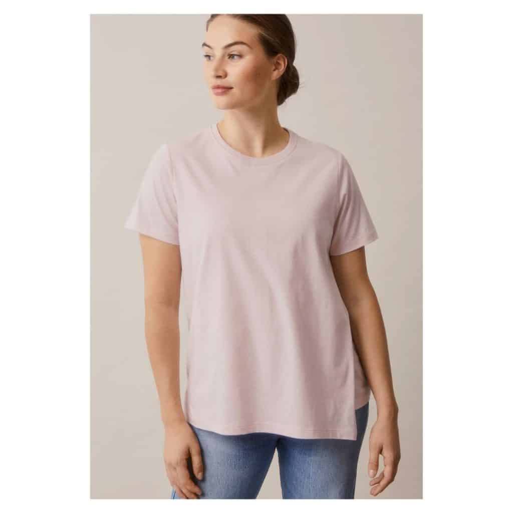 Boob maternity t-shirt with nursing access