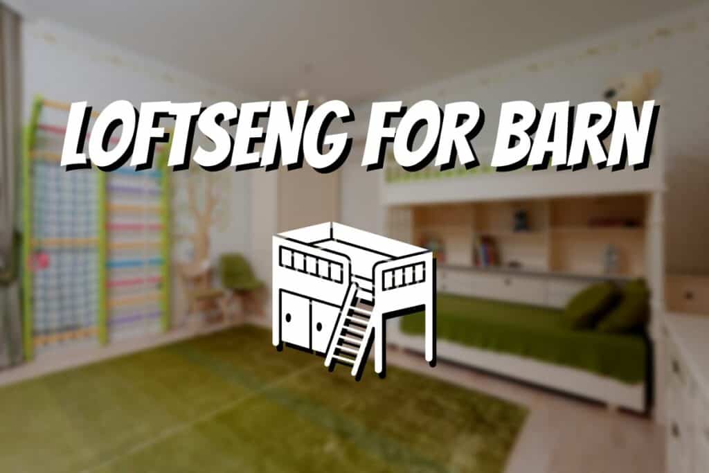 loftseng for barn