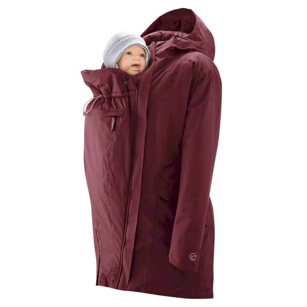 En Mamalila WinterWander Pro Parka i vinterdesign.