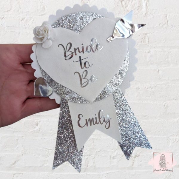 Bride to be badge