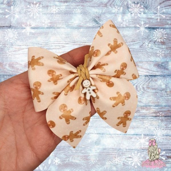 Pink Gingerbread Bow