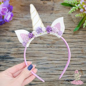 Purple Unicorn Headband