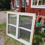 4 st Kompletta fönster med lösa innerbågar. - Bild 6