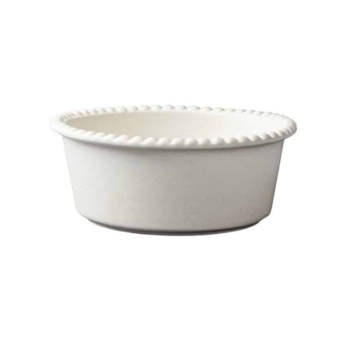 Serverings- och bakskål 23 cm vit