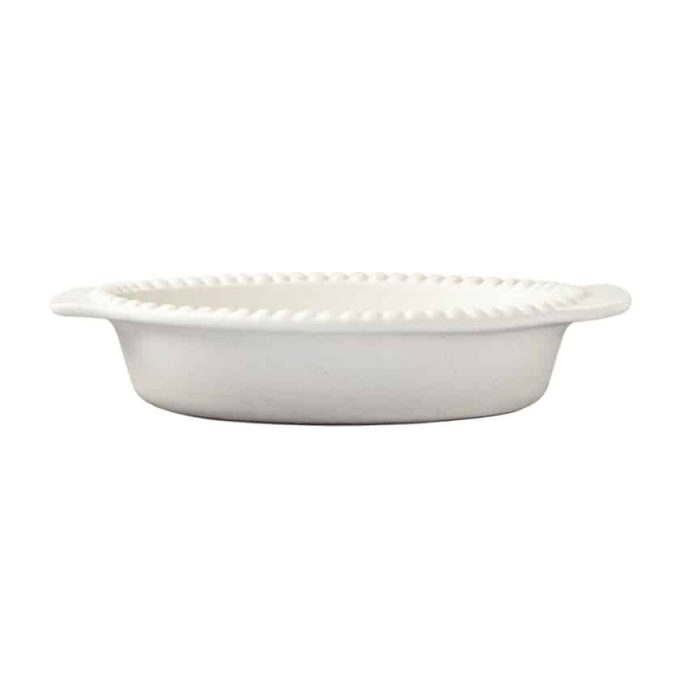Ugnsform 26 cm vit