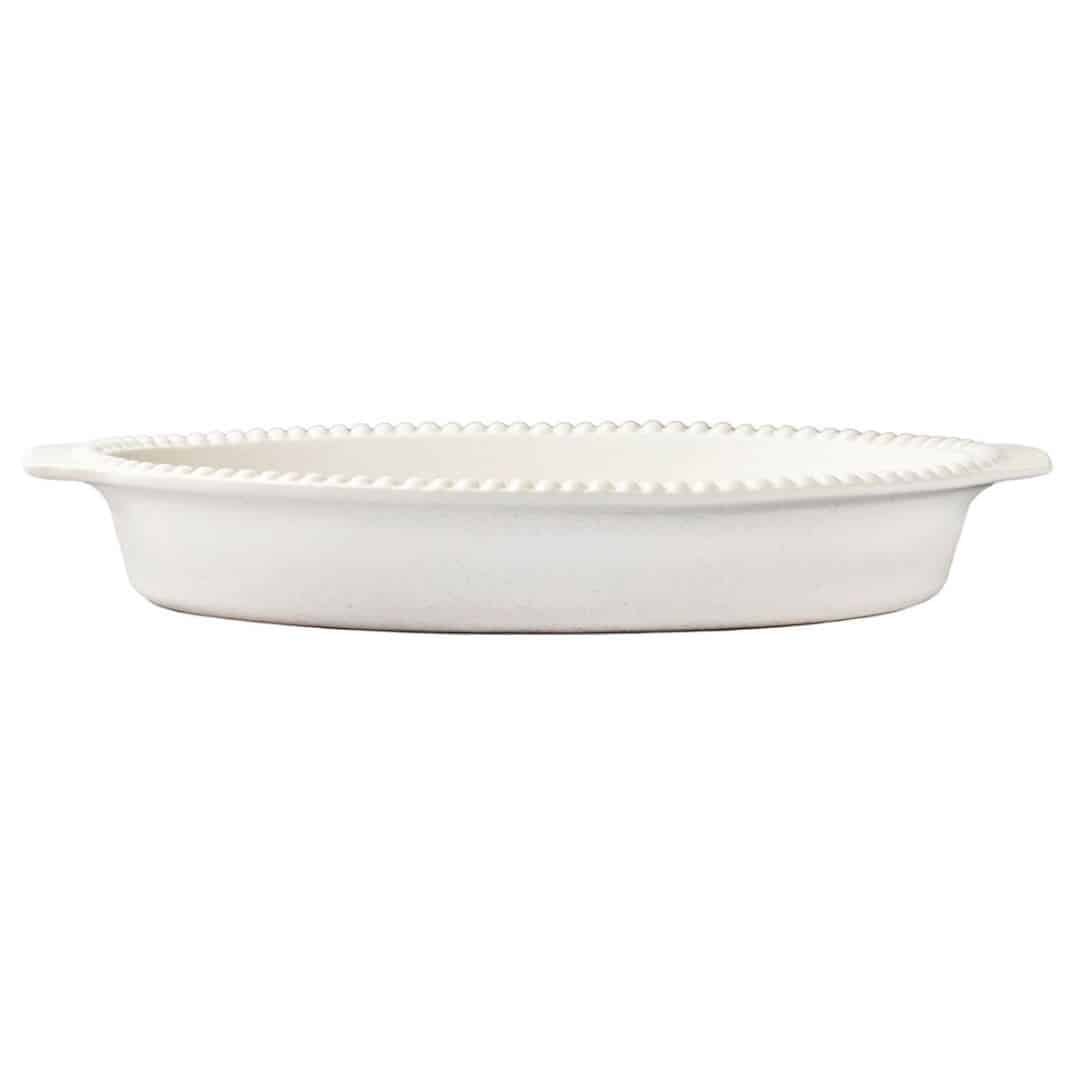 Ugnsform 35 cm vit