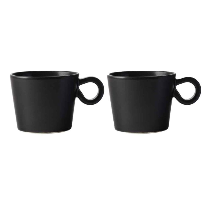 Kopp 2-pack svart