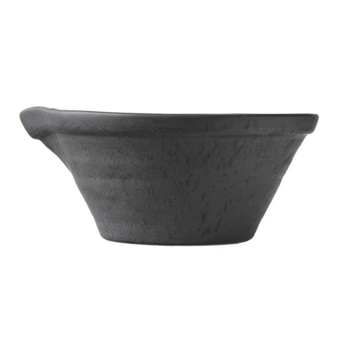 Degskål 27 cm svart