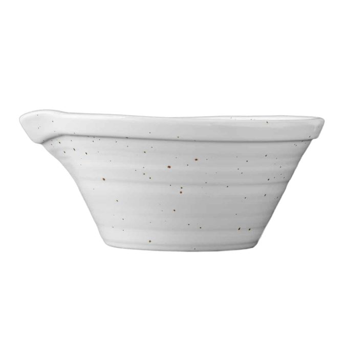 Degskål 27 cm vit