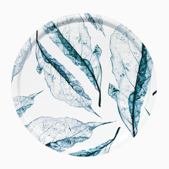 Stor Bricka - Blå Ask