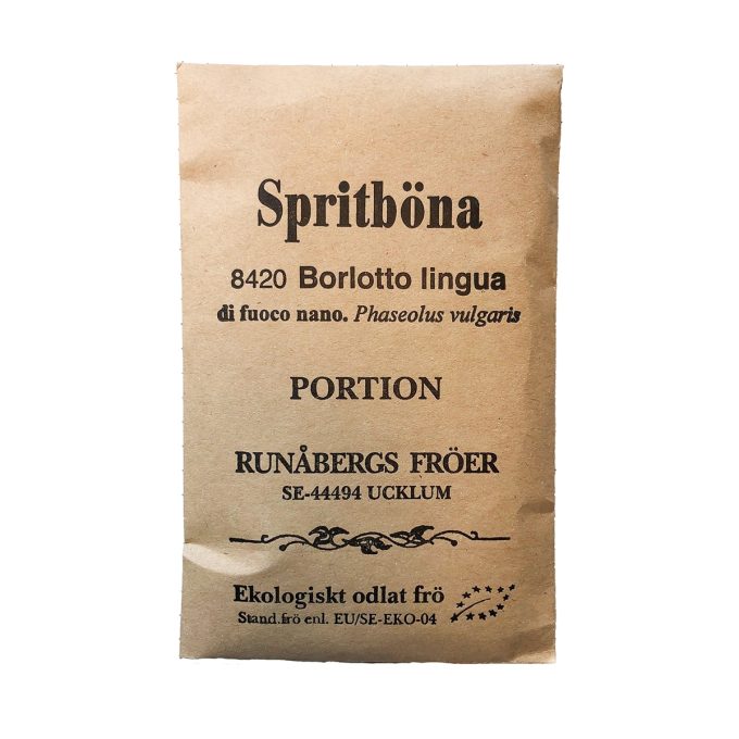 Spritböna 'Borlotto' EKO
