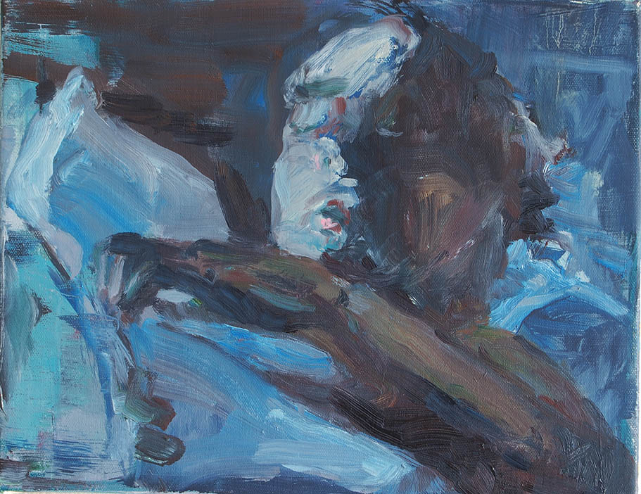 Bart Vinckier, madrugada, olie op doek, 2016
